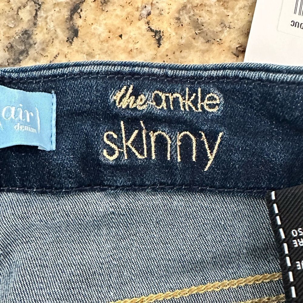 NWT 7 For All Mankind Women’s Ankle Skinny Blue Jeans B(air) - Size 23 - Picture 10 of 11